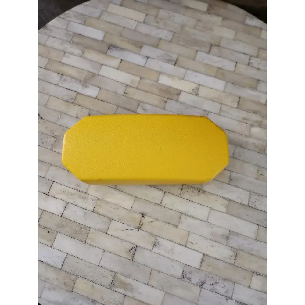 Swarovski yellow eyeglass or sunglasses case